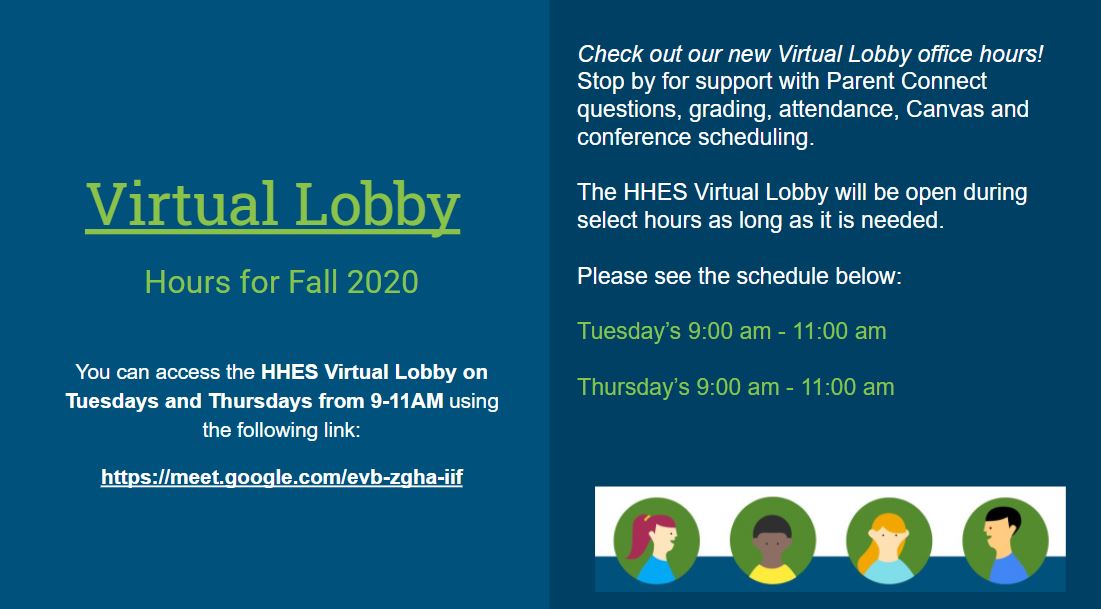 Hhes Virtual Lobby Hours Fall 2020 